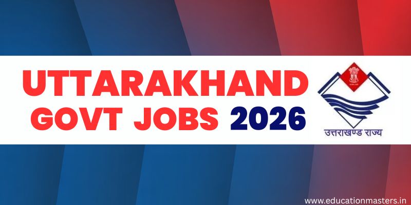 uttarakhand government jobs 2026